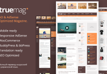 Thème WordPress Truemag – AdSense Theme WordPress Truemag AdSense