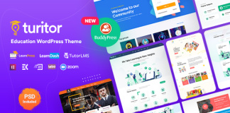 Theme WordPress Turitor Education