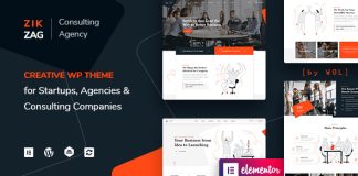 Theme WordPress ZikZag Consulting Agency