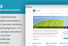 Theme WordPress de gestion devenements Evento