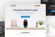 Theme WordPress de page de destination pour un seul produit