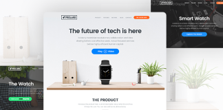 Theme WordPress de page de destination pour un seul produit