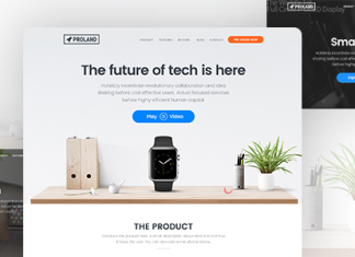 Theme WordPress de page de destination pour un seul produit