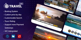 Theme WordPress de reservation de circuits touristiques