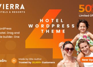 Theme WordPress de reservation dhotel Vierra