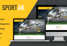 Thème WordPress dédié au sport – SportAK Theme WordPress dedie au sport SportAK