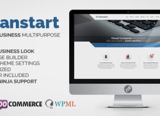 Theme WordPress dentreprise Cleanstart
