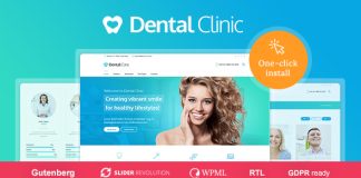 Theme WordPress medical et dentaire Clinique dentaire