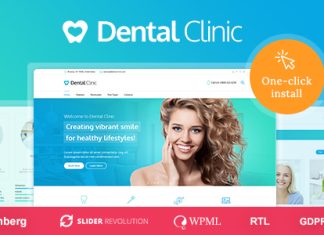 Theme WordPress medical et dentaire Clinique dentaire