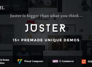 Thème WordPress polyvalent Juster – Multi-Purpose Theme WordPress polyvalent Juster Multi Purpose