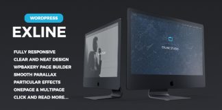 Theme WordPress polyvalent Onepage Elementor Exline