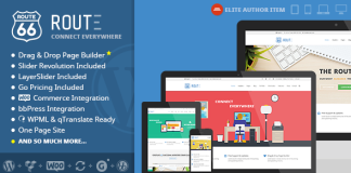 Theme WordPress polyvalent Route responsive et multi usage