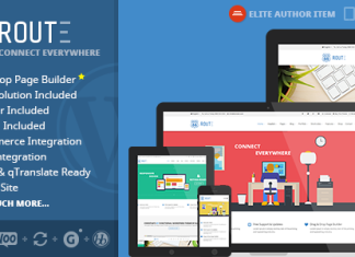 Theme WordPress polyvalent Route responsive et multi usage