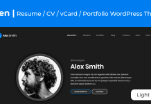 Thème WordPress pour CV en ligne – Leven Resume Theme WordPress pour CV en ligne Leven Resume