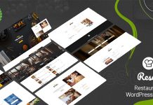 Thème WordPress pour Restaurant Resca Theme WordPress pour Restaurant Resca