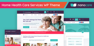 Theme WordPress pour les soins de sante a domicile et