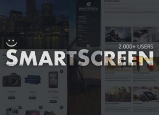 Theme WordPress responsive plein ecran SmartScreen