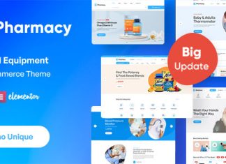 Thème WordPress responsive pour une pharmacie WooCommerce Theme WordPress responsive pour une pharmacie WooCommerce