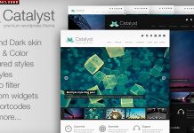 Theme de portfolio Catalyst pour Wordpress
