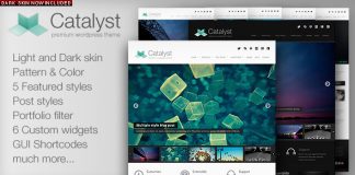 Theme de portfolio Catalyst pour Wordpress