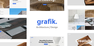 Theme de portfolio Grafik Architecture et Design