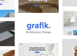 Theme de portfolio Grafik Architecture et Design