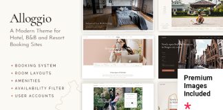 Theme de reservation dhotel Alloggio