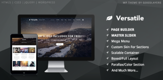 Theme polyvalent theme WordPress reactif et polyvalent