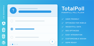 TotalPoll Pro Extension de sondage WordPress reactive