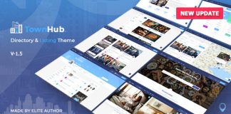 TownHub Theme WordPress dannuaire et de repertoire