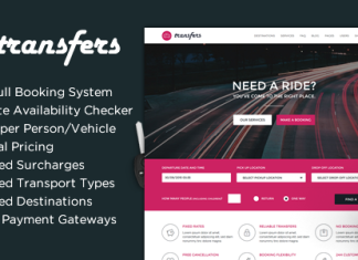 Transferts Theme WordPress pour le transport et la location