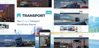 Transport Theme de transport et de logistique WP