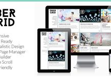 Ubergrid Theme WordPress de grille reactive