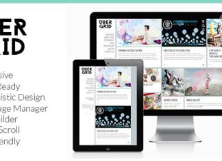 Ubergrid Theme WordPress de grille reactive