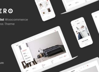 Unero Theme WordPress WooCommerce AJAX Minimaliste