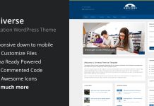 Univers Theme WordPress educatif et responsive