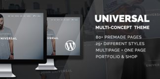 Universal Theme WordPress polyvalent intelligent