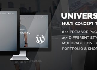 Universal – Thème WordPress polyvalent intelligent Universal Theme WordPress polyvalent intelligent
