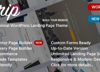 Urip Theme Responsive de Page de Destination Marketing Elementor