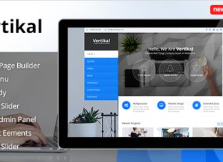 Vertikal Theme WordPress reactif