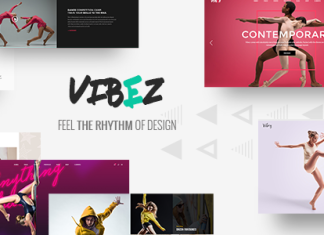 Vibez Theme dynamique pour les studios de danse et