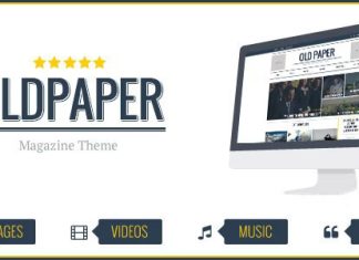 Vieux Papier Theme Ultime Magazine Blog