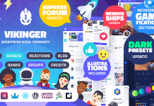 Vikinger Communaute sociale BuddyPress et GamiPress
