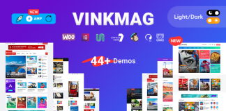 Vinkmag theme WordPress de magazine de presse AMP