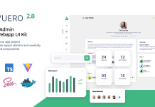 Vuero Kit dinterface administrateur et dapplication web VueJS 3