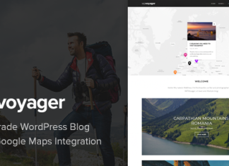 WPVoyager Theme de blog de voyage WordPress