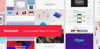 Werkstatt Theme WordPress de portfolio creatif
