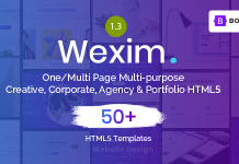 Wexim – Une page Parallax Wexim Une page Parallax