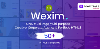 Wexim Une page Parallax