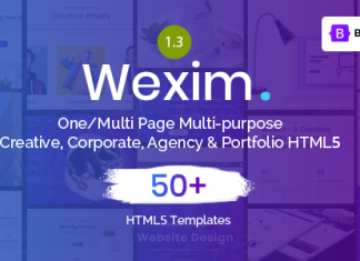 Wexim Une page Parallax